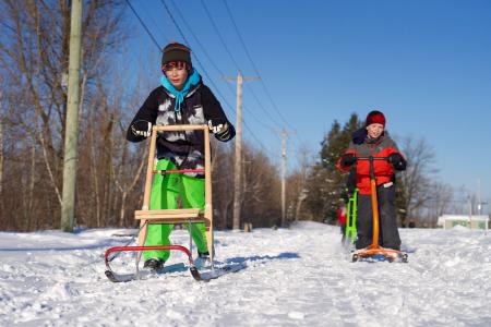 Trottinette des neiges