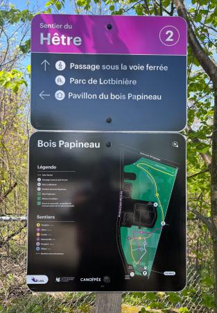 Panneau légende