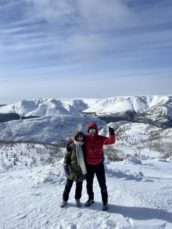 Mont Ernest-Laforce, vu sur Mont-Albert 2023